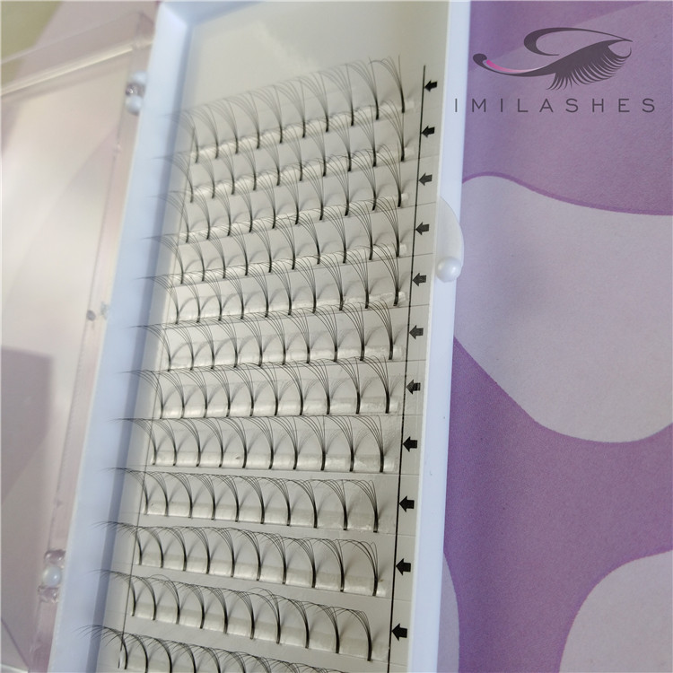 Wholesale best pre made russian volume fans fanned lashes in Australia-V